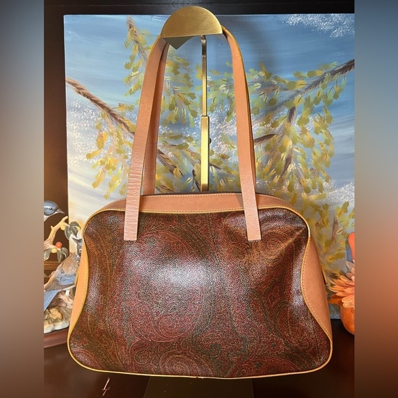 Etro Authentic Vintage Paisley Shoulder Bag with COA - Picture 2 of 11